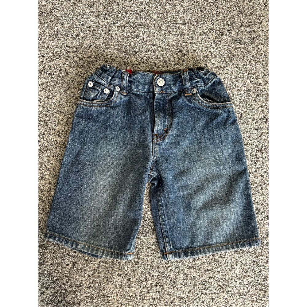 ❤️Levi’s Toddler Denim Shorts Red Tab Classic 4T